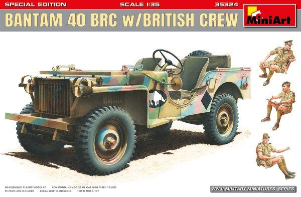 MiniArt 35324 1/35 BANTAM 40 BRC W/CREW Sp. Edtn - Hobby City NZ (7546284212461)