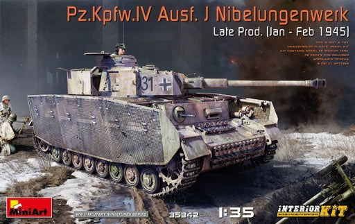 MiniArt 35342 1/35 Pz.Kpfw.IV Ausf J NIBELUNGENWERK (7760734060781)