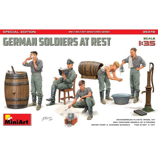 MiniArt 35378 1/35 German Soldiers At Rest - Special Edition (8137527066861)