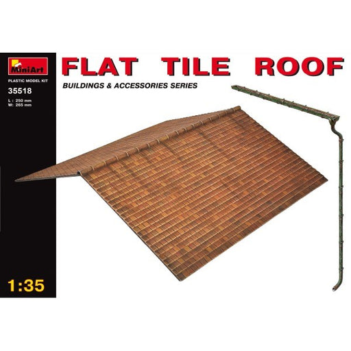 MiniArt 35518 1/35 Flat Tile Roof (7759539536109)