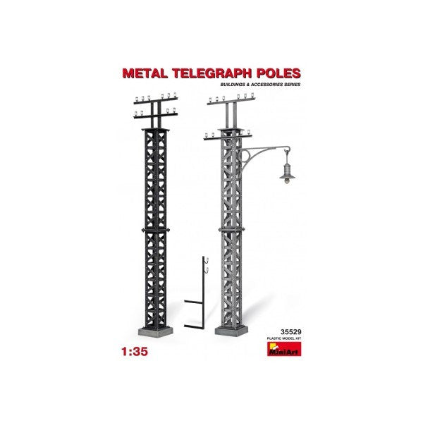 MiniArt 35529 1/35 Metal Telegraph Poles (8278347940077)