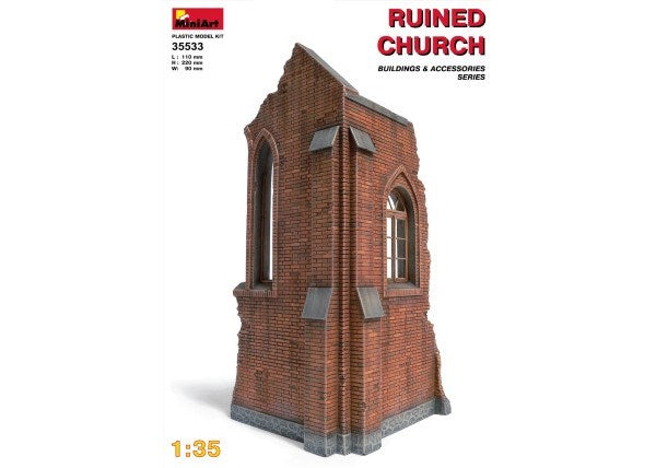 MiniArt 35533 1/35 CHURCH RUIN - Hobby City NZ (7759535931629)
