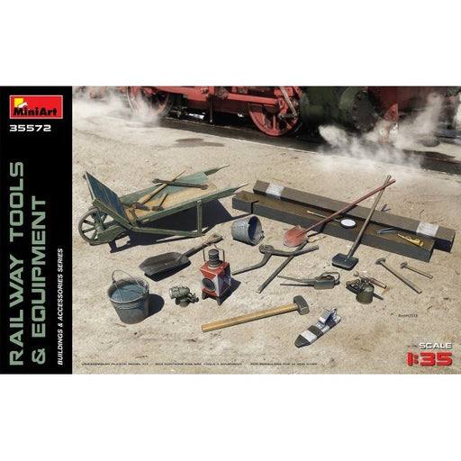MiniArt 35572 1/35 Railway Tools and Equipment - Hobby City NZ (7759541469421)