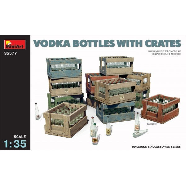 MiniArt 35577 1/35 Vodka Bottles and Wooden Crates - Hobby City NZ (7759541928173)