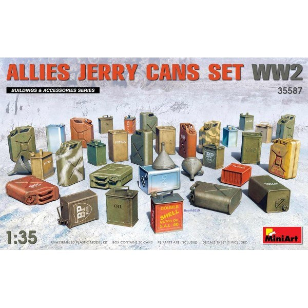 MiniArt 35587 1/35 ALLIES JERRY CAN SET WWII - Hobby City NZ (7759542157549)