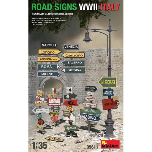 MiniArt 35611 1/35 ROAD SIGNS WW2 ITALY (7759542878445)