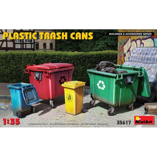 MiniArt 35617 1/35 PLASTIC TRASH CANS (8278348234989)