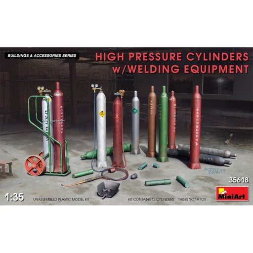 MiniArt 35618 1/35 HIGH PRESSURE CYLINDERS + WELD - Hobby City NZ (7759543402733)