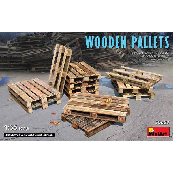 MiniArt 35627 1/35 WOODEN PALLETS (8137528082669)