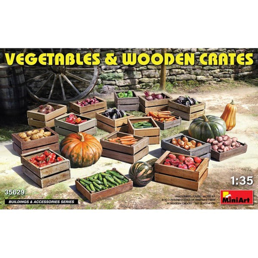 MiniArt 35629 1/35 WOODEN CRATES W/VEGES (8278348595437)