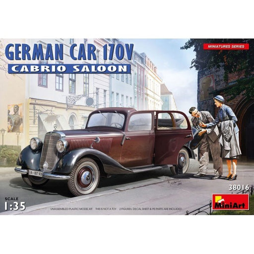MiniArt 38016 1/35 GERMAN CAR 170V CABRIO SALOON (7759545172205)