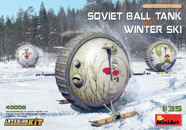 MiniArt 40008 1/35 SOVIET BALL-TANK W/SKI & INT KIT (7546287554797)