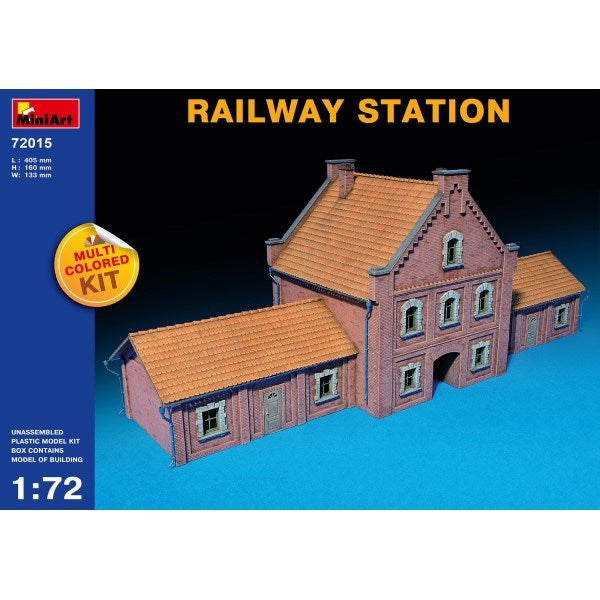 MiniArt 72015 1/72 RAILWAY STATION - Hobby City NZ (7759546777837)