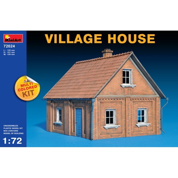 MiniArt 72024 1/72 VILLAGE HOUSE - Hobby City NZ (7759547236589)