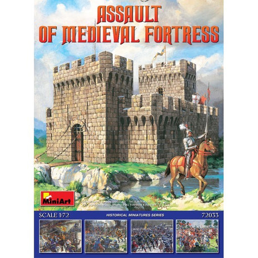 MiniArt 72033 1/72 Assault of Medieval Fortress (7759535046893)