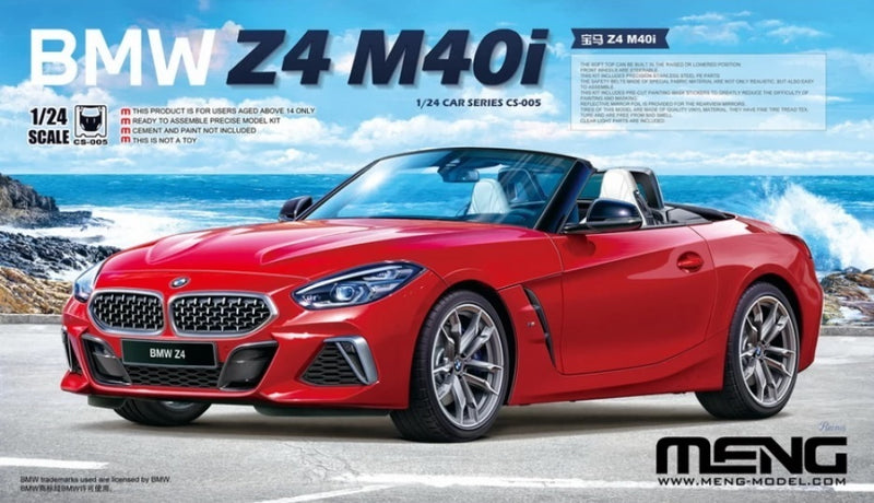Meng CS-005 1/24 BMW Z4 M40i - Hobby City NZ (8967466057965)