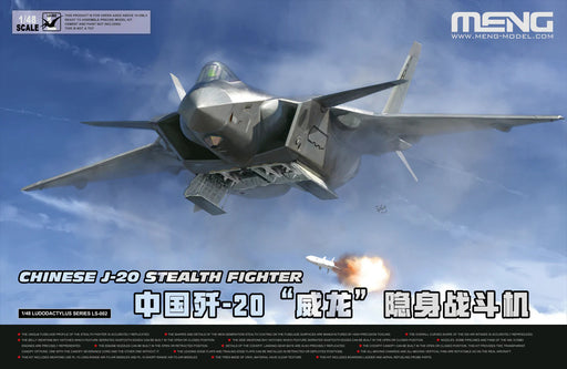 Meng LS-002 1/48 Chinese J-20 Stealth Fighter - Hobby City NZ (8967466549485)