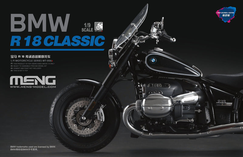 Meng MT-006s 1/9 BMW R18 Classic (Pre-coloured Edition) - Hobby City NZ (8967467303149)