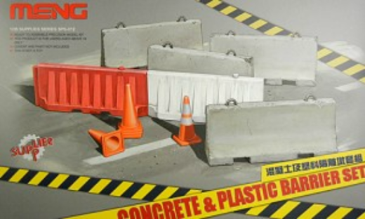 Meng SPS-012 1/35 Concrete & Plastic Barrier Set - Hobby City NZ (8967467663597)