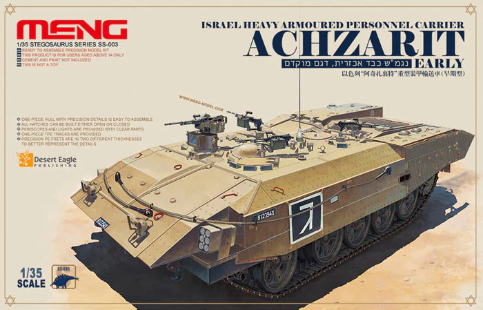 Meng SS-003 1/35 Israel Heavy Armoured Personnel Carrier Achzarit Early - Hobby City NZ (8967467827437)