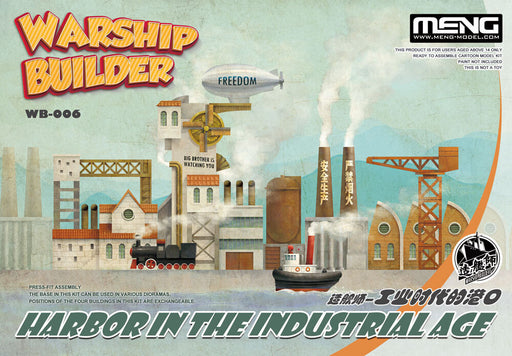 Meng WB-006 Warship Builder Ã¢â‚¬â€œ Harbor In The Industrial Age (Cartoon Model) - Hobby City NZ (8967468810477)