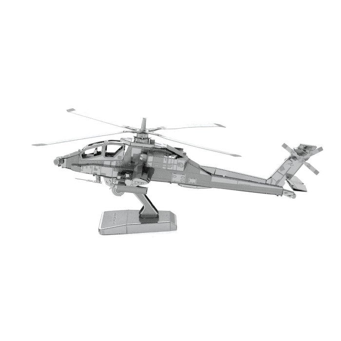 Metal Earth MMS083  AH-64 Apache Helicopter (8137516646637)