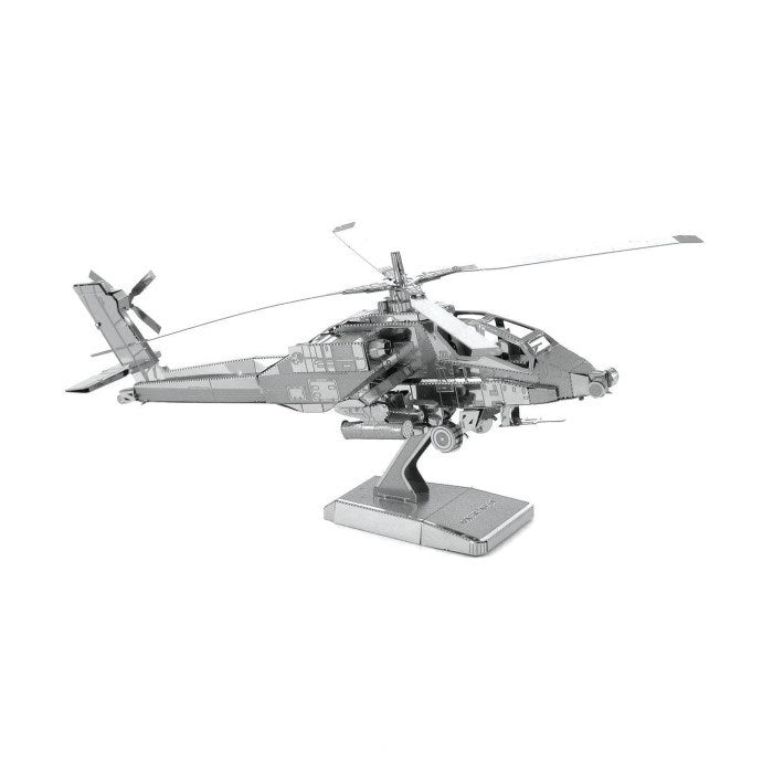 Metal Earth MMS083  AH-64 Apache Helicopter (8137516646637)