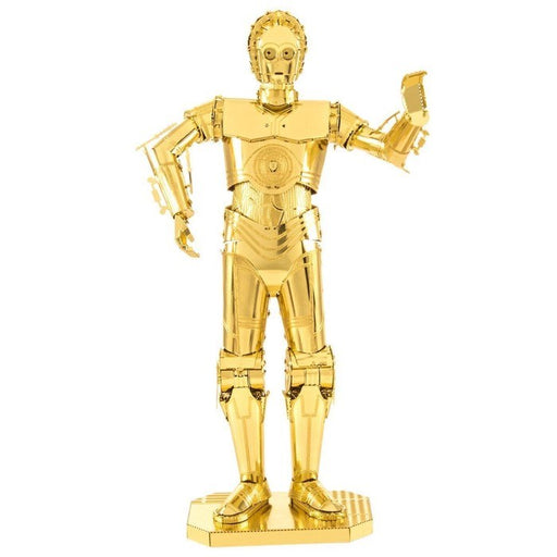 Metal Earth MMS270 Star War's C-3PO Gold - Hobby City NZ (7495713194221)
