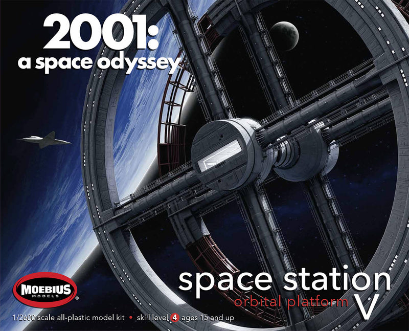 Moebius Models 2001-6 1/2600 2001: Space Station V - Hobby City NZ (8950427681005)