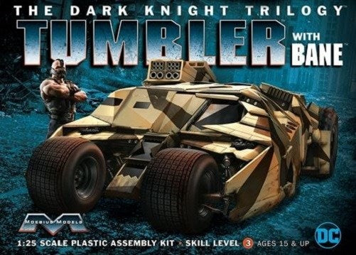 Moebius Models 967 1/25 Batman Dark Knight Tumbler with Bane Figure (8324648894701)