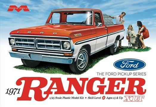 Moebius Models 1208 1/25 '71 Ford Ranger Pick Up