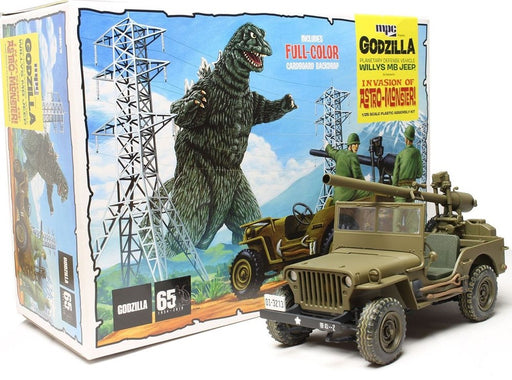 MPC 882 1/25 Godzilla Army Jeep (8134369411309)