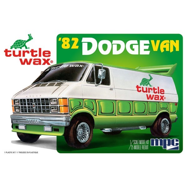 MPC 0943 1/25 1982 Dodge Van - Turtle Wax