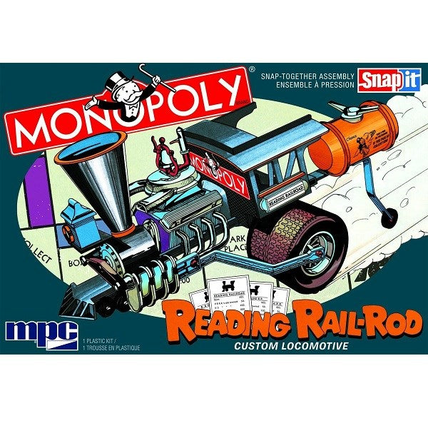 MPC 945 Reading Rail-Rod Custom Locomotive - Monopoly (Snap Kit) (7859179061485)