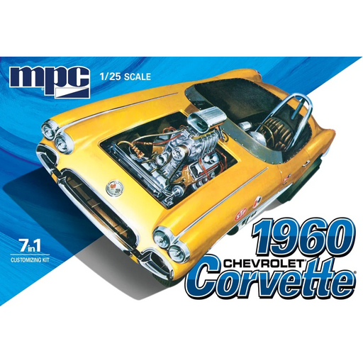 MPC 1002 1/25 60 Chevy Corvette 7in1 (8666327548141)