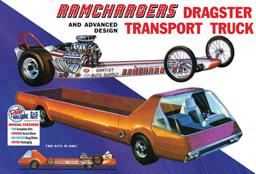 MPC 0970 1/25 Dragster and Transport Truck (8120476074221)