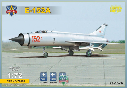 Modelsvit 72028 1/72 Ye-152A Soviet twin-engined interceptor prototype - Hobby City NZ (8967470153965)