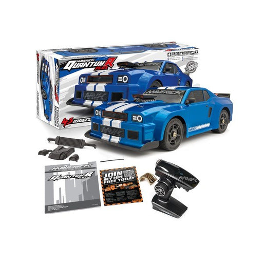 Maverick MV150310 1/8 QuantumR FLUX 4S 4WD Muscle Car RTR Blue (7932606185709)