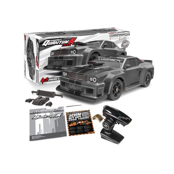 Maverick MV150311 1/8 QuantumR FLUX 4S 4WD Muscle Car RTR Grey