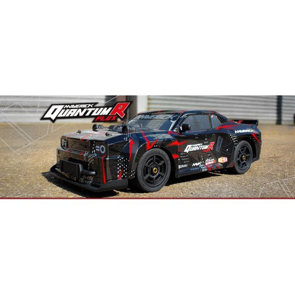 Maverick MV150350 1/8 QuantumR FLUX 4S 4WD Muscle Car RTR Black/Red