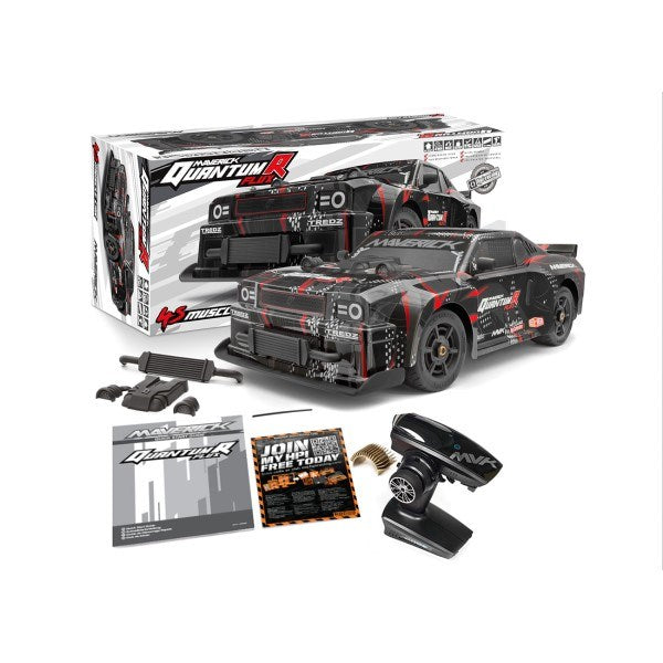 Maverick MV150350 1/8 QuantumR FLUX 4S 4WD Muscle Car RTR Black/Red