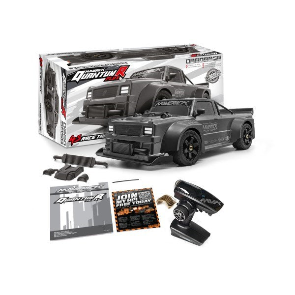 Maverick MV150351 1/8 QuantumR FLUX 4S 4WD Race Truck RTR Gunmetal Grey