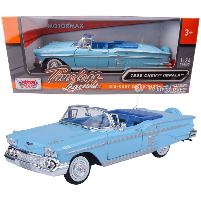 Motormax 73267 1/24 1958 Chevrolet Impala Convertible (8868015898861)