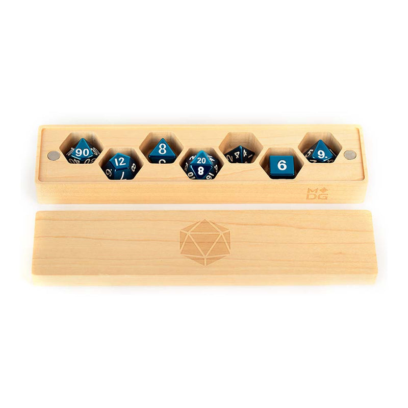 MDG MDG814 Premium Wood Dice Vault: Maple (9003842830573)