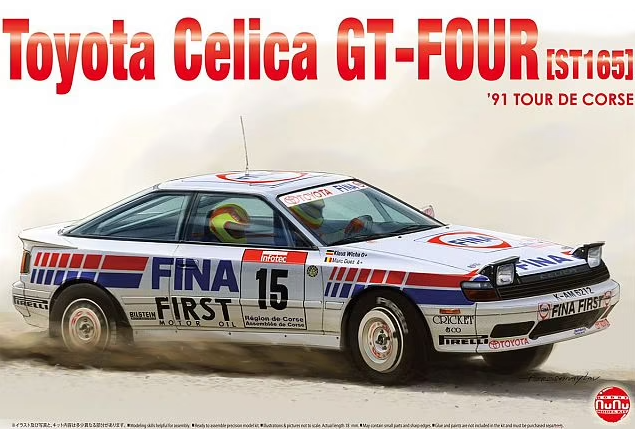 NuNu 24015 1/24 Toyota Celica GT4 ST165 Tour de corse 1991