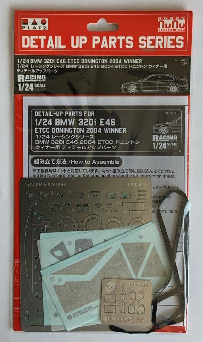 NuNu E24033 Grade Up 1/24 BMW 320i E46 Donington Winner ETCC - Hobby City NZ (8967471169773)