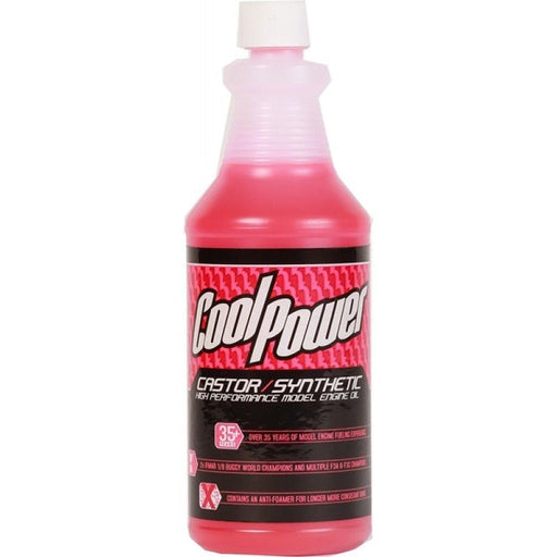 CoolPower O-CAST/SYN-BLEN-Q Castor/Synthetic Pink High Performamce Oil. 1 Quart (8299057447149)