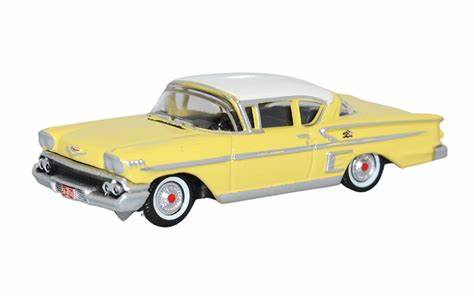 Oxford OX-87CIS58002 1958 Chevrolet Impala Sports Coupe - Hobby City NZ (8864964149485)