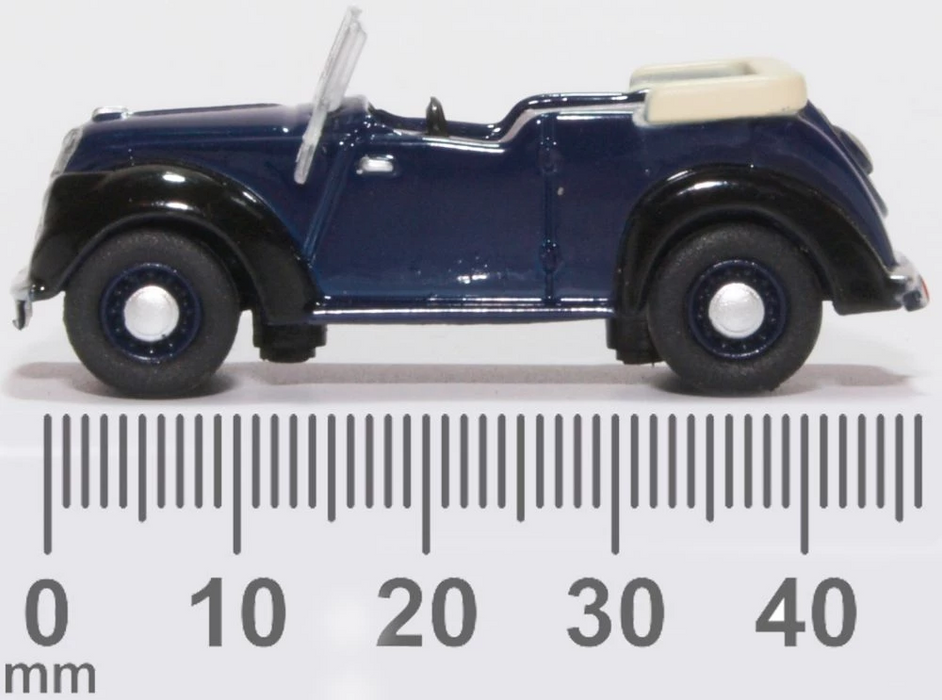 Oxford 76ME006 1/76 Morris Eight E Series Tourer (Dark Blue) (8100527440109)