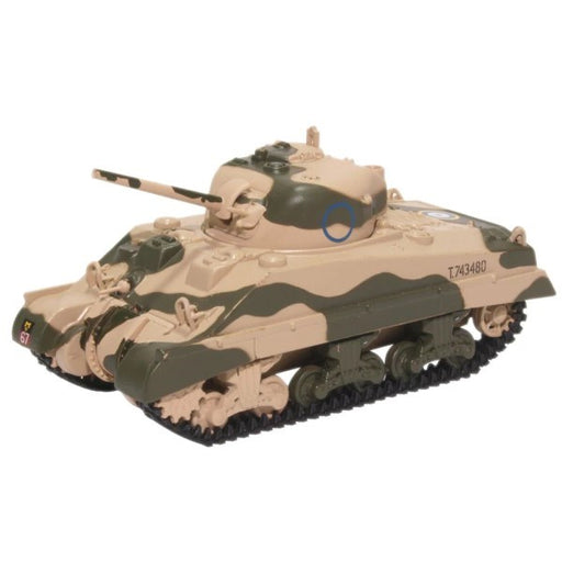 Oxford 76SM001 1/76 Sherman Tank Mk III - 10th Armoured Division 1942 (8055208870125)